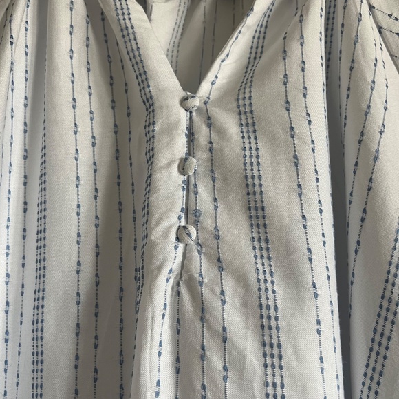 NWT Time and Tru Women's Split Neck Top with Flutter Sleeves size XXL (20) - Picture 6 of 11